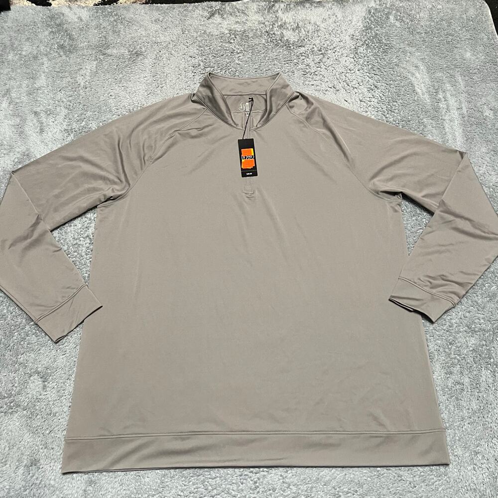 Southern Seam Shirt Mens XXL Gray Quarter Zip Golf Performance Long Sleeve